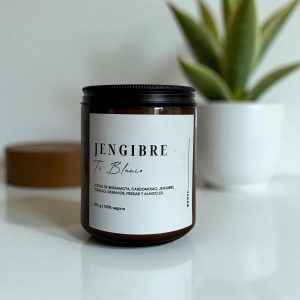 Vela Soja Jengibre - Té Blanco