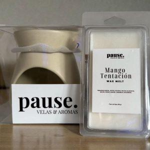 Kit Quemador + Wax Melt de Cera de Soja